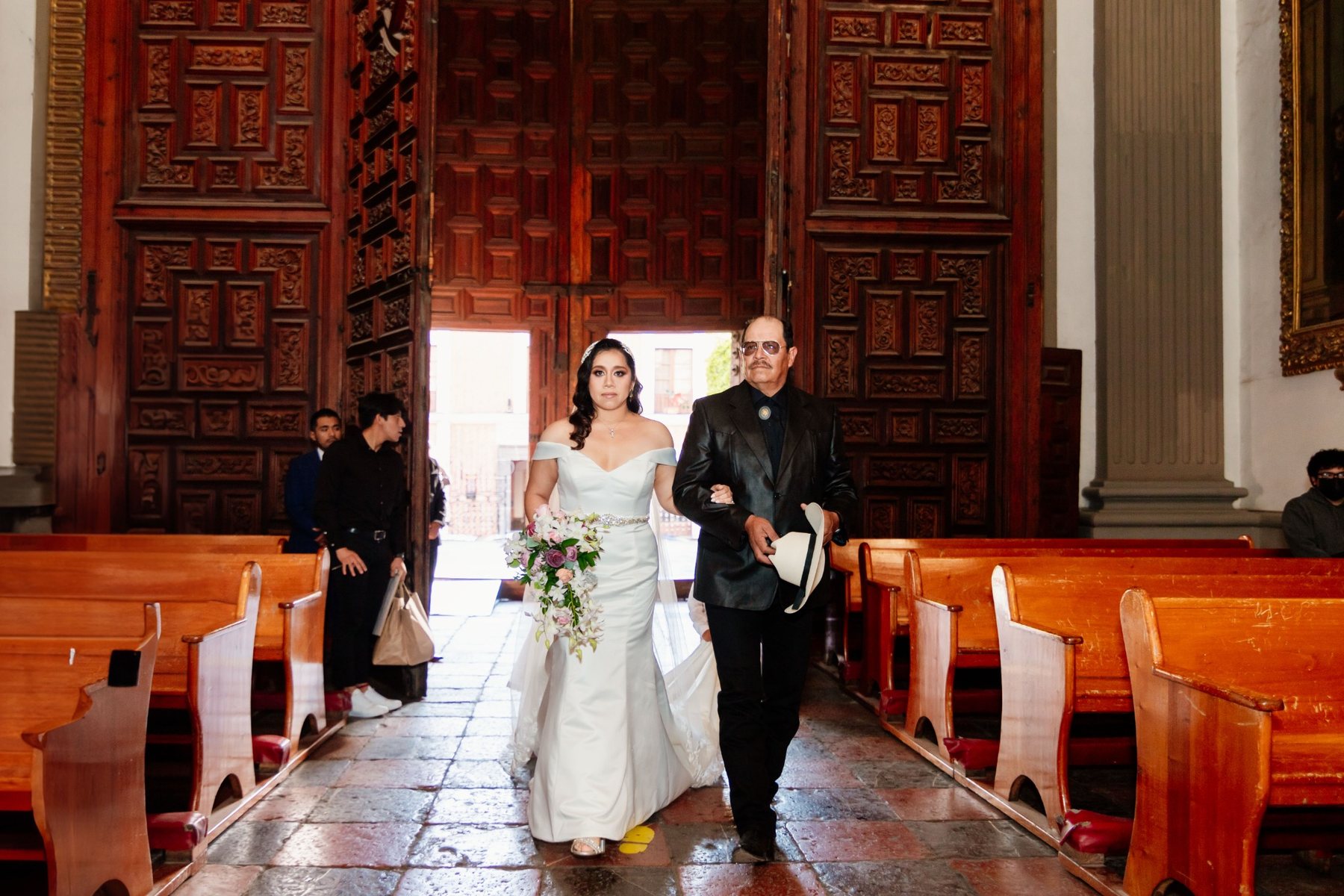 Boda de Ángel & Mildred en Catedral de Puebla · Hotel Posada Señorial, Cholula