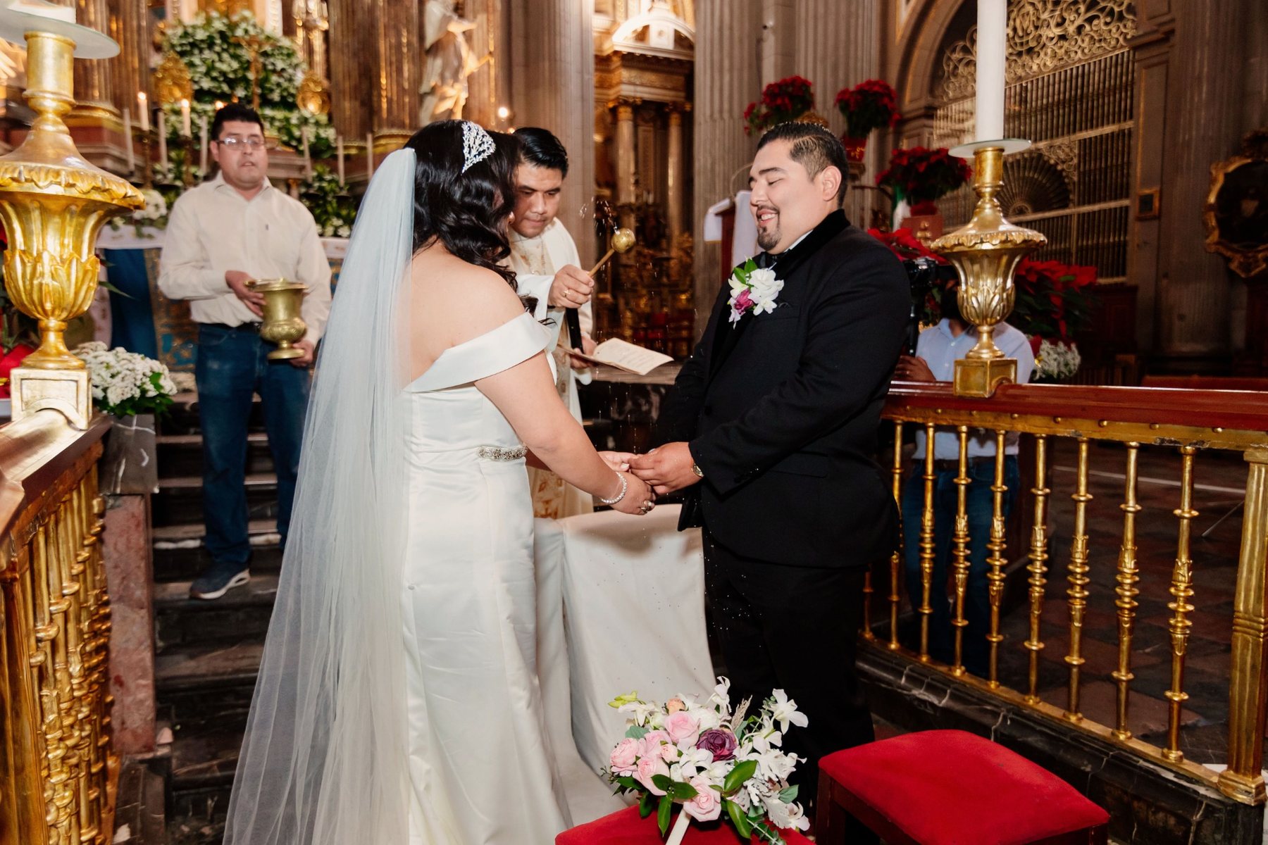 Boda de Ángel & Mildred en Catedral de Puebla · Hotel Posada Señorial, Cholula