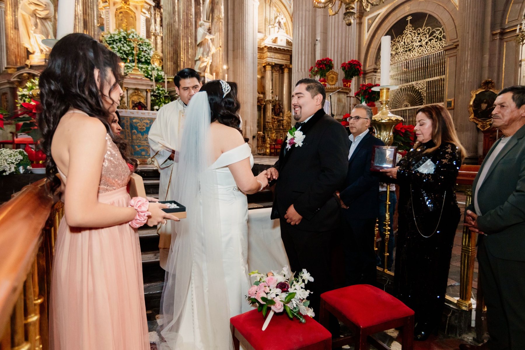 Boda de Ángel & Mildred en Catedral de Puebla · Hotel Posada Señorial, Cholula