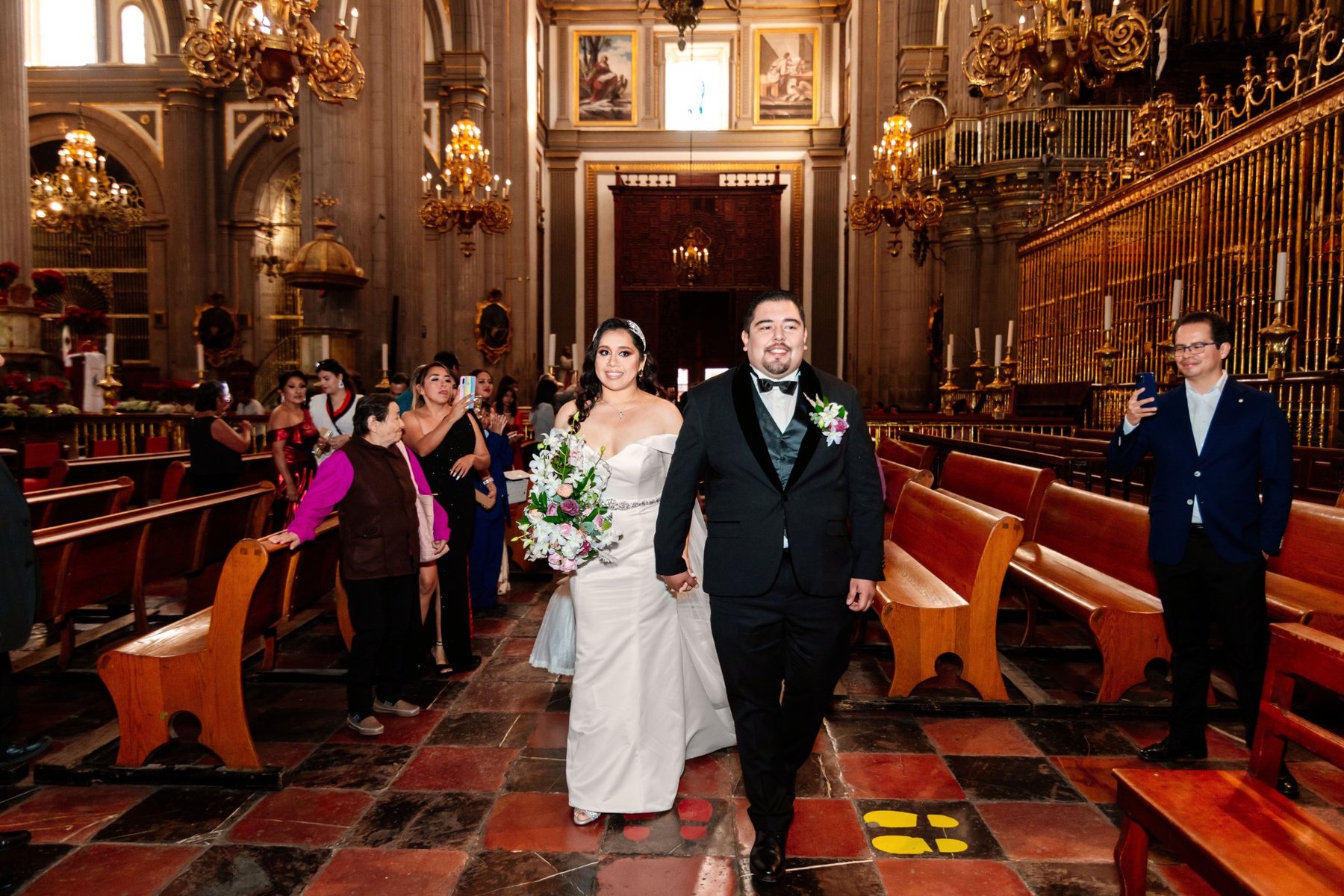 Boda de Ángel & Mildred en Catedral de Puebla · Hotel Posada Señorial, Cholula