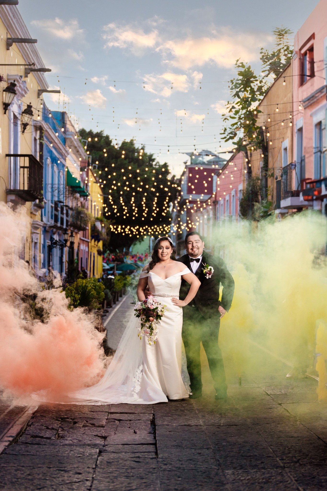 Boda de Ángel & Mildred en Catedral de Puebla · Hotel Posada Señorial, Cholula