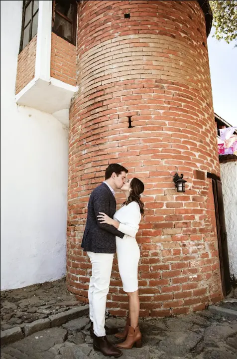 Pareja durante una celebración de boda en Tlaxcala
