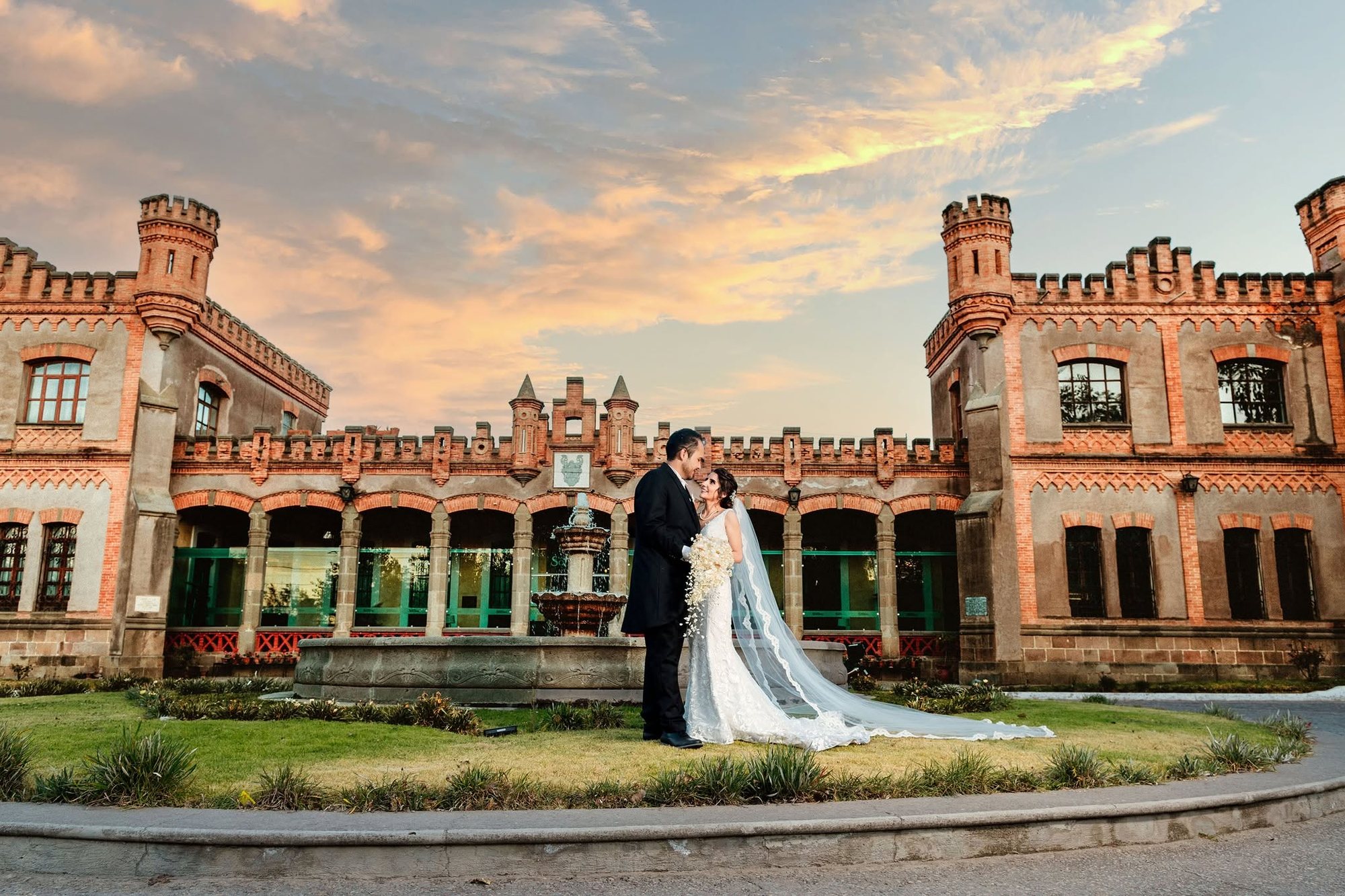Boda con arquitectura de hacienda